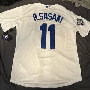 Dodger Jersey World Series 2025 - Roki Sasaki 11